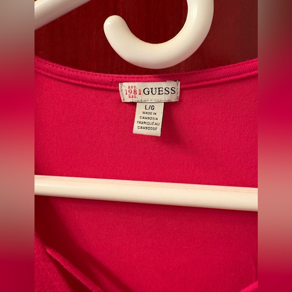 Bright Pink Guess Top - Picture 2 of 3